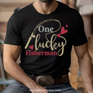 Chemise d'un Pêcheur Chanceux – T-Shirt de Pêche D