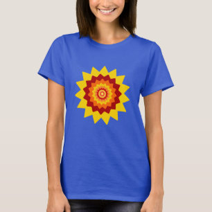 Chemise en T-shirt femme à fleurs