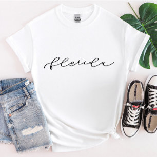 Chemise en T-shirt State Femme Script en Floride