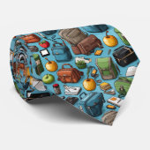 Chemise enseignant à motif cravate (Roulé)