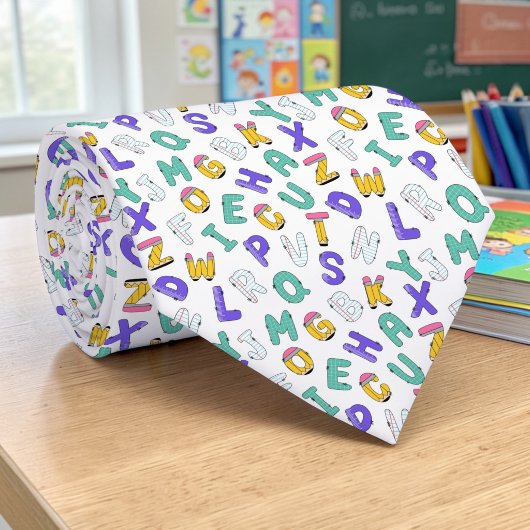 Chemise enseignant à motif cravate