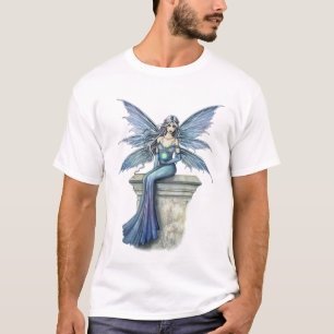 Chemise fantaisie gothique bleu céleste, T-Shirt