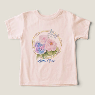 Chemise Fleurie Petite Fille – Tee-shirt Rose Fleu
