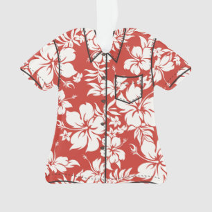 Chemise florale hawaïenne de Pareau de ketmie