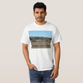 Chemise GA de T-shirt de chevaux sauvages d'île de (Devant entier)