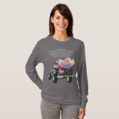 Chemise Grannies Ride Grey Long Manche T-shirt (Devant entier)