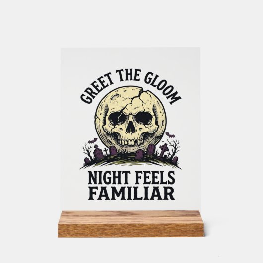 Chemise graphique de crâne de lune effrayant Hallo (Recto)