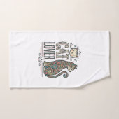 Chemise Graphique de Style de Gravure pour Amoureu (Serviette à main)