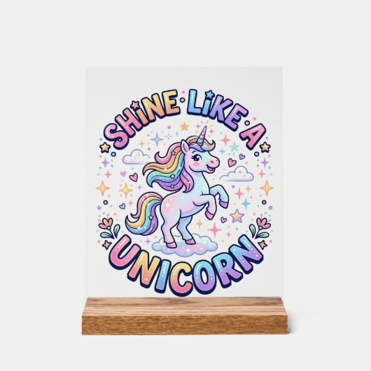 Chemise graphique Licorne Brille Comme une Licorne (Recto)