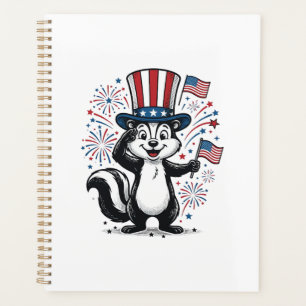 Chemise graphique vintage feux d'artifice Skunk pa