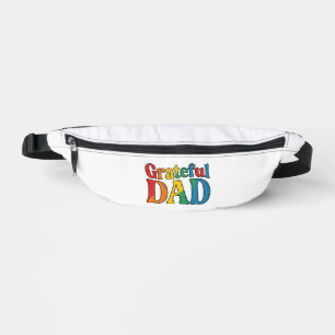 Chemise Grateful Dad Vintage Rainbow Typography_1