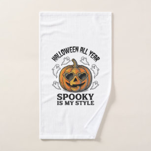 Chemise gravée fantôme citrouille Halloween vintag