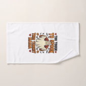 Chemise Halloween de maman dinde avec fantôme d'in (Serviette à main)