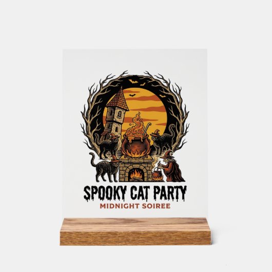Chemise Halloween Gravure Vintage Fête de Chat Eff (Recto)