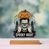Chemise Halloween Monstre avec Gravure de Lune de (Neutre)