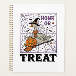 Chemise Halloween Oie Sorcière Honk Or Treat Vinta
