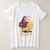 Chemise Halloween Puggy Plus Taille (Design devant)