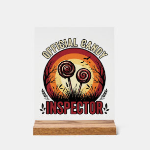 Chemise Halloween Vintage Inspecteur de Bonbons Of