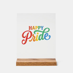 Chemise Happy Pride Vintage Rainbow Typography_1