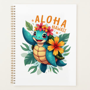 Chemise hawaïenne Aloha Hawaï Tortue de mer Fille 