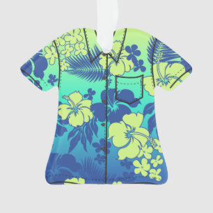 Chemise hawaïenne de Flora de ketmie de mélange