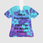 Chemise hawaïenne de Flora de ketmie de mélange de (dos)