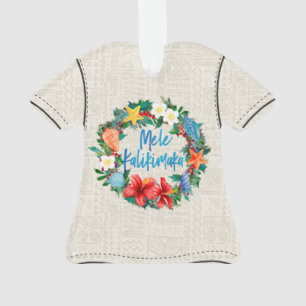 Chemise hawaïenne de Noël de Mele Kalikimaka Aloha