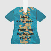 Chemise hawaïenne en bois de ketmie de Faux de (dos)