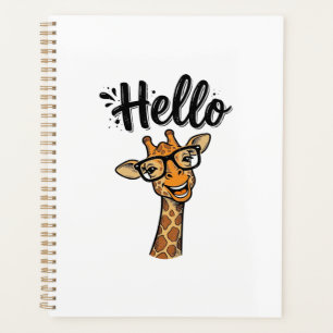 Chemise Hello Giraffe Gravure Vintage Animal Migno