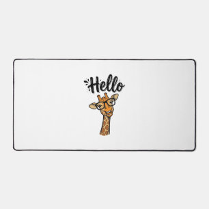Chemise Hello Giraffe Gravure Vintage Animal Migno