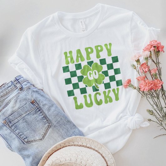 Chemise Heureuse Go Lucky, T-shirt de la Saint Pat