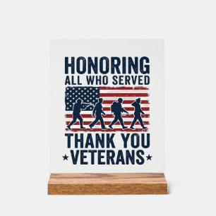 Chemise Honneur à tous ceux qui ont servi Merci au