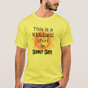 Chemise Jaune pour T-shirt Jours ensoleillés