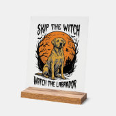 Chemise Labrador Halloween avec avertissement de c (Angle)
