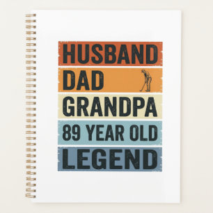 Chemise Légende Grand-Père Papa Mari 89 Ans_1