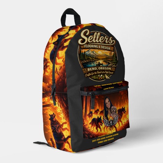chemise logo sac à dos imprimé (Coin arrière gauche)