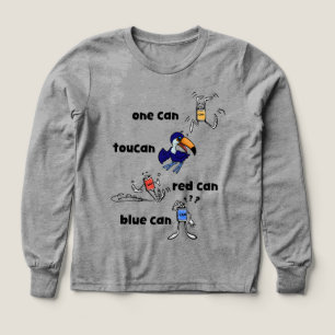 Chemise LS One Can Toucan Rouge Can Bleu Can Garço