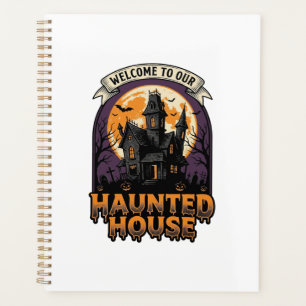 Chemise Maison Hantée Vintage Halloween Bienvenue 