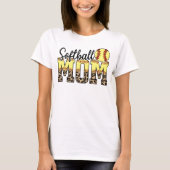 Chemise maman softball, T-shirt baseball (Devant)
