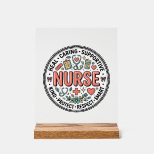 Chemise médicale florale vintage pour l'appréciati