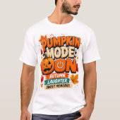 Chemise Mode Citrouille : ACTIVÉ | T-shirt drôle d (Devant)