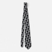 Chemise noire Accessoire Cravate gris (Dos)
