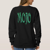 chemise noire en sweat pour femmes dos (Dos)