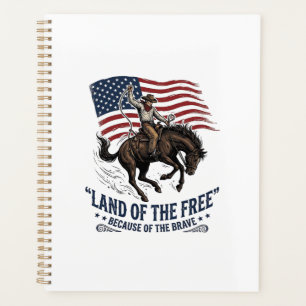 Chemise occidentale terre libre cowboy patriotique