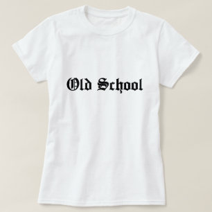 Chemise Old School, T-shirt Old English
