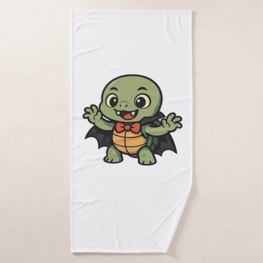 Chemise oversize Halloween vampire tortue effrayan (Serviette de bain)