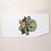 Chemise oversize Halloween vampire tortue effrayan (Serviette de bain)