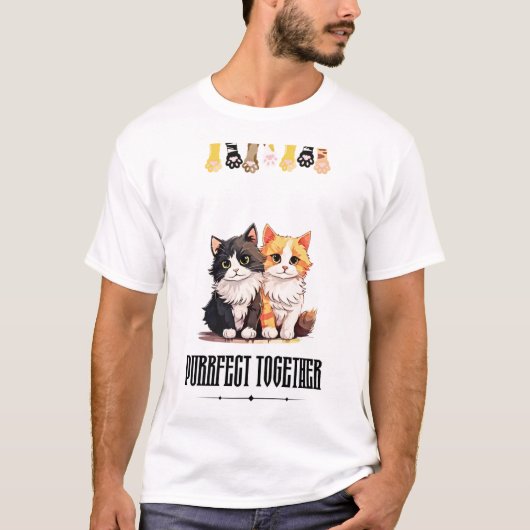 Chemise Parfaite Ensemble – T-Shirt pour Couple de (Devant)