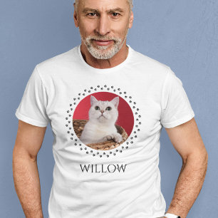 Chemise photo pour chat - T-shirt cadeau personnal