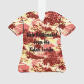 Chemise pittoresque d'île hawaïenne de baie de (dos)